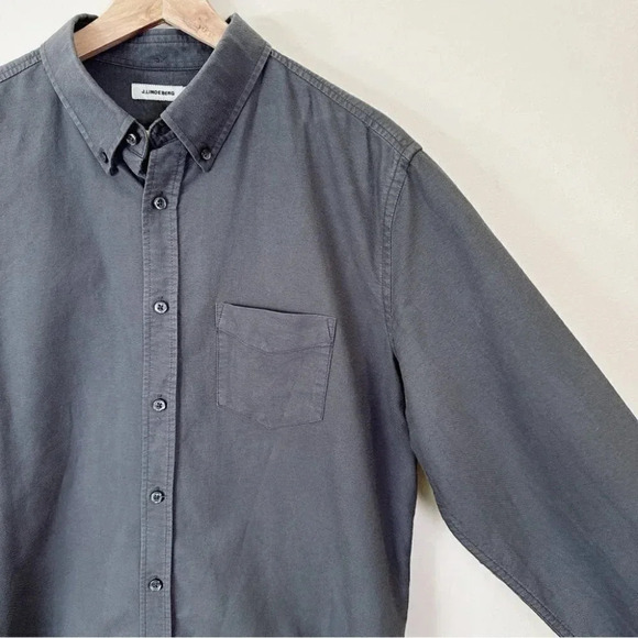 J.LINDEBERG Cotton Button Long Sleeve Chest Pocket Shirt - Picture 4 of 13
